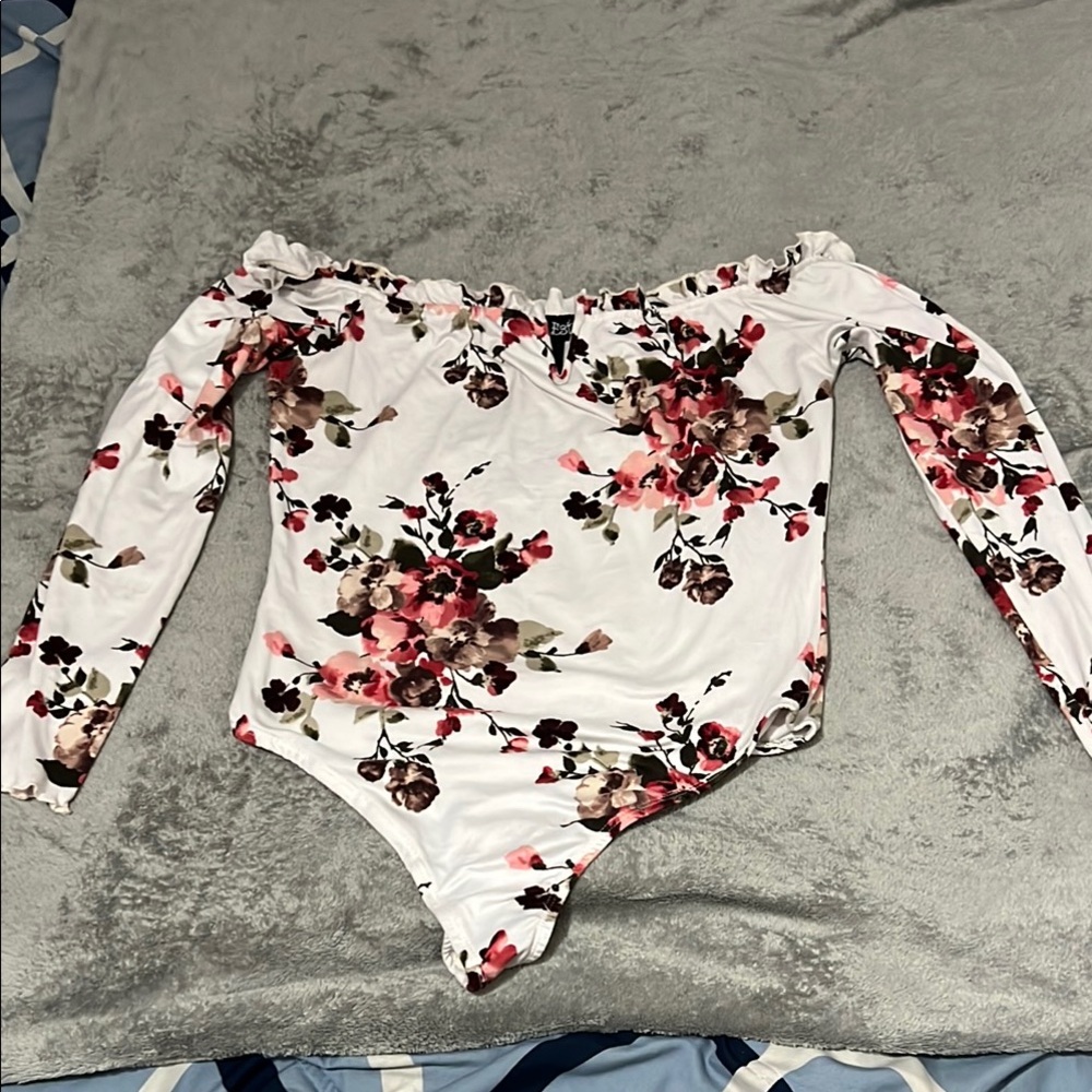 Polly & Esther Pink Floral Top